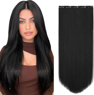 DELUXE Soft  Extensions And Wigs Women Curly  Extension Black color Hair Extension