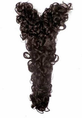 CAMOLA DEVA CAMOLA_Natural Brown V shape Messy Choti Hair Extension