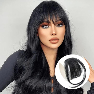 GROWTH Flawless Remy Human  Thin Bangs for a Minimalist Look Hair Extension