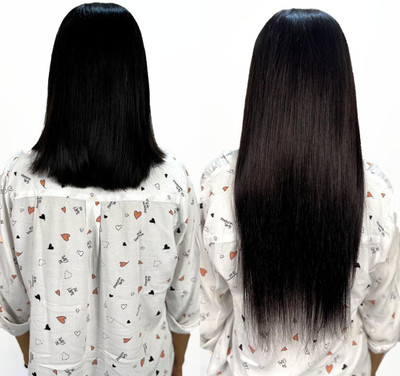 SHIVA I-Tip BROWN 28INCH Straight Extensions 75 Strands Hair Extension