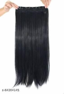 HNB23 Natural Black Straight Clip In  Extension Hair Extension