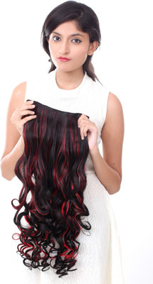 Ritzkart Curly mix Highlighter Hair Extension