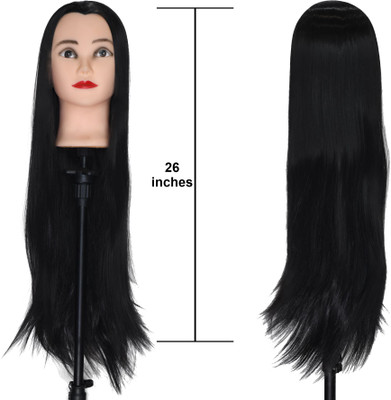 A H S Saloon Use Dummy for Styling And Practice Dummy With Stand Extension Set 1 Hair Extension