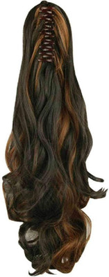 Views Clutcher based Synthetic  Extension/Ponytail  Extension (Highlighted) Hair Extension