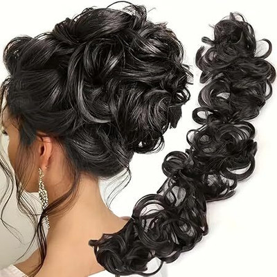 Getvock Quality Elastic Long  Frill Multi Purpose Bride Casual  Volume Hair Extension