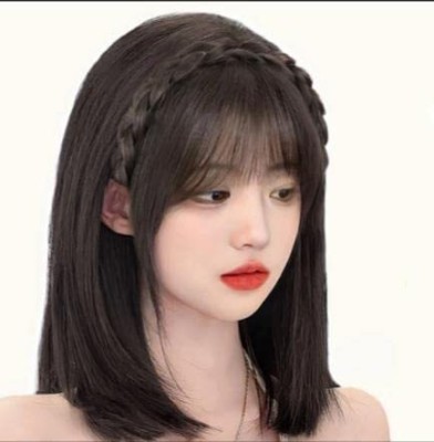 VIVIAN Fashion Synthetic Wig Headband Front  Bangs Fringe  Extensions for Women Hair Extension