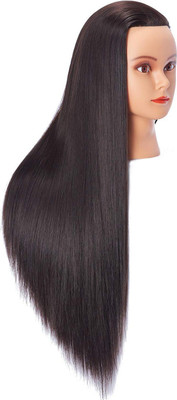 VIVIAN 26-28'' Mannequin Head Synthetic Fiber Long  Styling Training Head Dolls Hair Extension