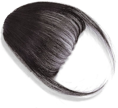 A H S Brown Bangs Clip On Clip In Front Bang Fringe Hair Extension