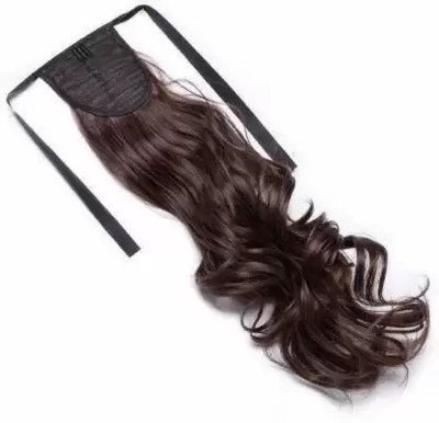 CAMOLA DEVA fancy ribbon pony good length wavy/curly hair extension Hair Extension