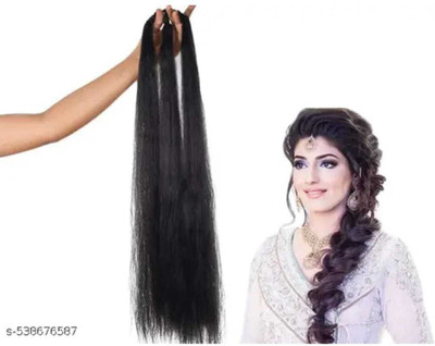PRAKRITI Artificial Fake Long Extensions for Women & Girls  Extension Hair Extension