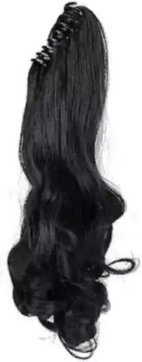 TRESS  Extensions And Wigs multi Step Cut Clutcher Wavy Ponytail (Pack of 1) Hair Extension