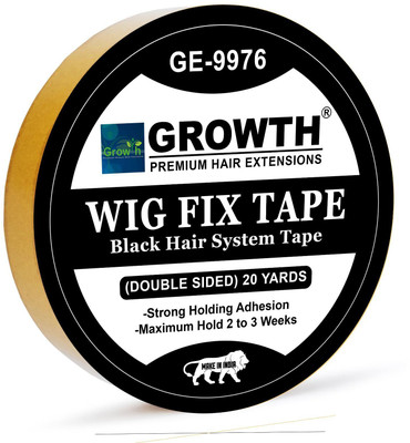 GROWTH Wigs tape/ Double Sided used as Patch & Toupee-for Men & Women Hair Extension