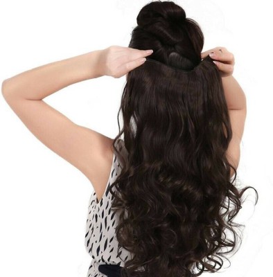 CAMOLA DEVA CAMOLA_5 clip Brown wavy Hair Extension