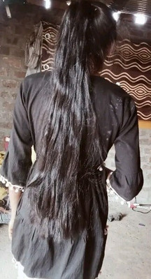 ALX Tie up Ribbon Ponytail 2 minute hair style. pony tail braid 1c26 Hair Extension