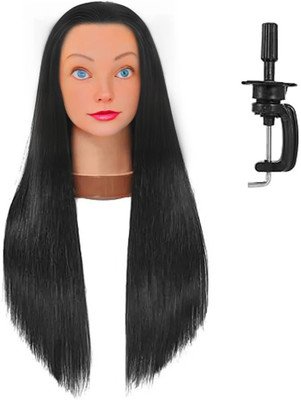 D-DIVINE  Dummy for Advance  Styling Practice, Cutting |  Color: Black Hair Extension