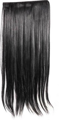 CRIBE Straight Black Clip In Hair Extension