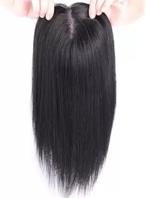 INDI MART CREATION Topper Front and Scalp Covering 3 Clip Black  Extension Hair Extension