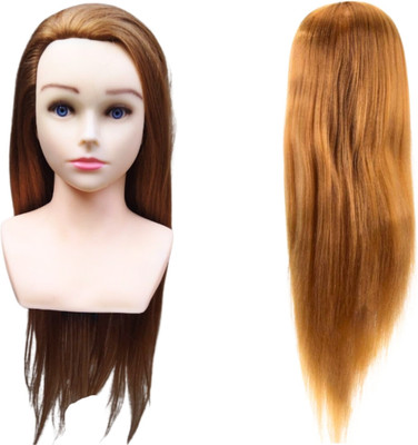 Nysa Dummy with Shoulder For Practicing & Styling With 33 In Length For Professionals Hair Extension
