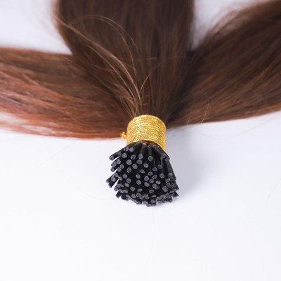SHIVA I-Tip BROWN 16INCH 100 Strands Hair Extension