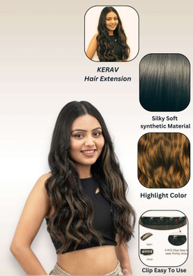 kerav good length wavy/curly HIGHLIGHT hair extension Hair Extension
