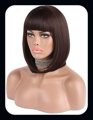 Hamsri Full Head Bob  Wig Women & Gril-N Hair Extension