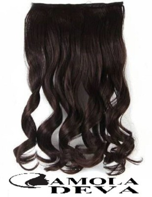 CAMOLA DEVA CRULY 5 CLIP NATURAL BROWN Hair Extension