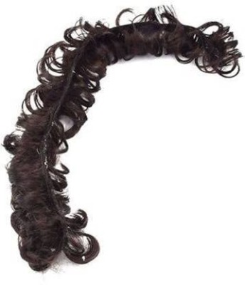 DELUXE HAIR Curly piece for Buns Updos Ponytail Styling Heat-Resistant Easy-to-Use Hair Extension