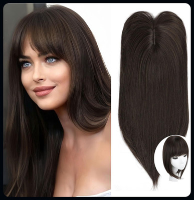 Hamsri Clip in Topper Top  Pieces for Women with Thinning / Loss-N Hair Extension