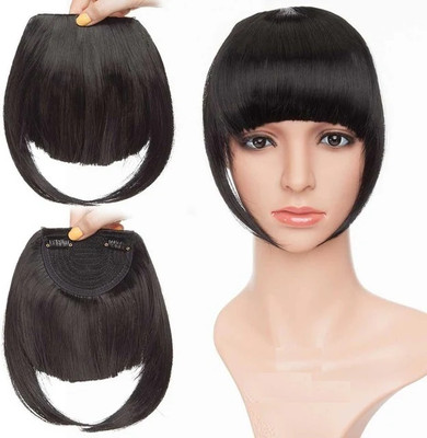 D-DIVINE Clip in Bangs- Synthetic  Bangs Clip in  Extensions Wispy Bang Hair Extension