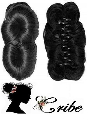 CAMOLA DEVA long juda clutcher black Hair Extension