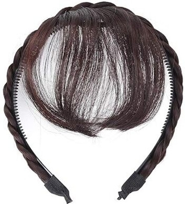 D-DIVINE Front  Bangs Fringe  Extensions Synthetic Wigs Headband for Women Girls Hair Extension