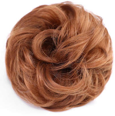 Views Messy  Bun  Wavy Curly Scrunchies Extension Synthetic Extension Hair Extension