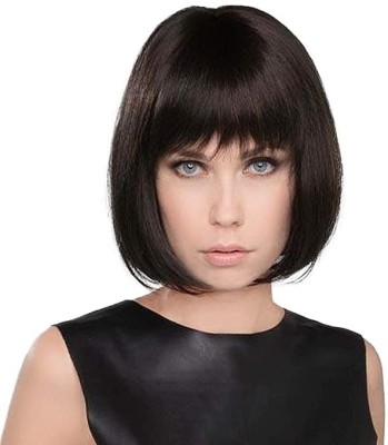 Hymaa Full Head Bob Wig (Women & Gril) Hair Extension