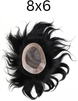 HAIRLAYER 8x6 Human Quality Patch Replacement System Mono Wigs Mens  Extension Hair Extension