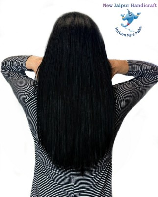 New Jaipur Handicraft Hukum Mere Aaka 24 inch Natural  Extension for Women / Synthetic Straight  Extension Hair Extension