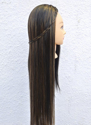 NEAAMA HAIR AND BEYOND Single Clip Colored  Streak Extension With Clip In Straight Piece Highlights Hair Extension