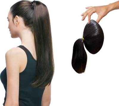 VIVIAN Ball Head Wig Wrapped On The Top Of The Head (Brown)  Synthetic Extension Hair Extension
