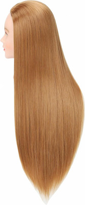 DELUXE HAIR Dummy For Styling Practice/Cutting Length Approx. 26 Inch Hair Extension