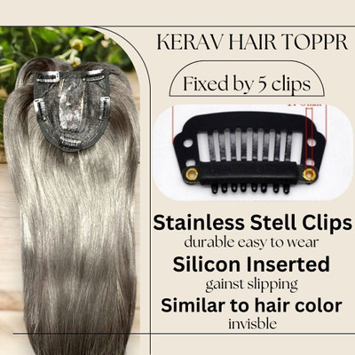 kerav good length 5clip topper hair extension for front Hair Extension