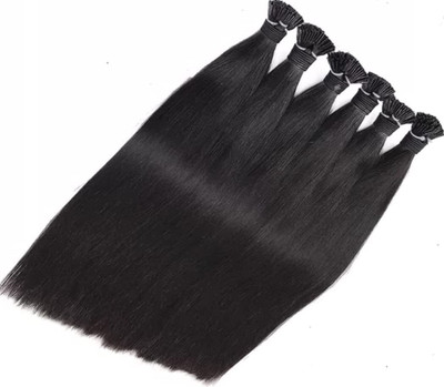 SHIVA I-Tip BROWN 18IINCH Straight Extensions 50 Strands Hair Extension