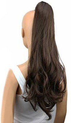 DreamExim Natural brown ponytail Hair Extension