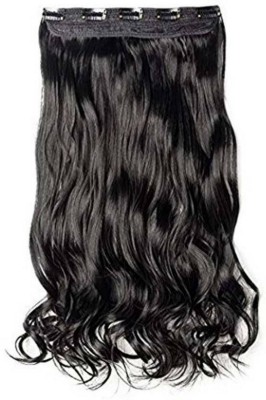 Vister Black Clip in curly Hair Extension