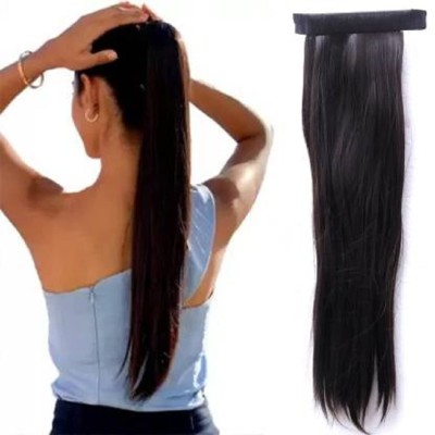 Pinaka Wig Natural looking Scale Ponytail  Extension Full Head 24 inches Black Hair Extension
