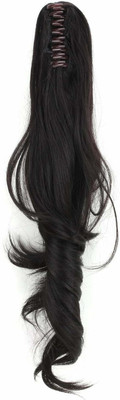 Blushia Top Quality Natural Look Black Step Cutting Clutcher Based Hair Extension