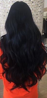 TRESS Beautiful Looks Premium Quality Wavy 5 Clip In Hair Extension