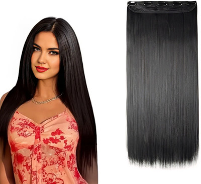 Views Soft  Extensions And Wigs Women Curly/Wavy Black color Hair Extension