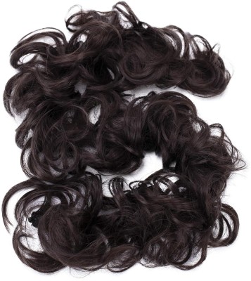 Blushia piece  Wrap Heat-resistant Synthetic Fibres Curly Messy Updo Brown Hair Extension
