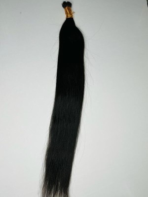 SHIVA I-Tip BROWN 22 INCH Straight Extensions 75 Strands Hair Extension