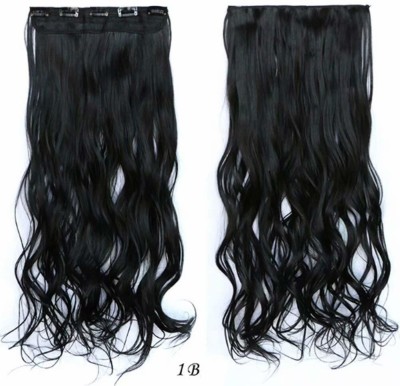 CAMOLA DEVA Beautiful Looks Premium Quality Wavy 5 Clip In Hair Extension