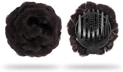 El Cabell clutcher hair Bun Extension & Wigs Artificial Juda For Women in Brown Synthetic Hair Extension
